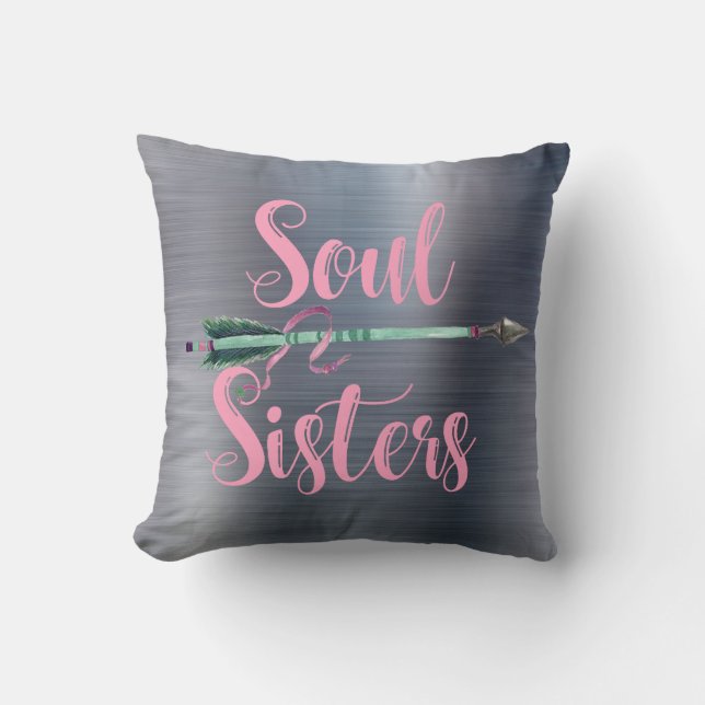 Coussin Soeurs Soul (Recto)