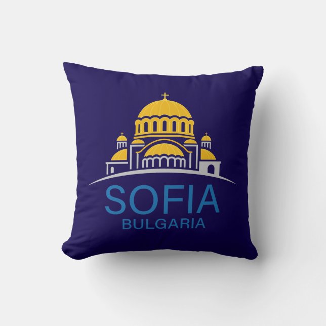 Coussin Sofia Bulgarie Union européenne (Recto)