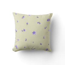 Soft Citron Japanese Balloon Flower Floral Pattern