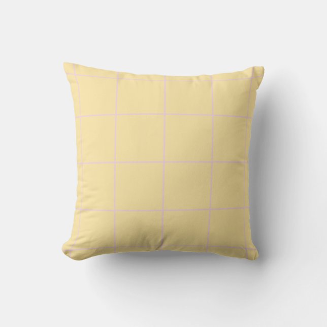 Coussin Soft Color Vertical Stripe Pattern Design (Recto)