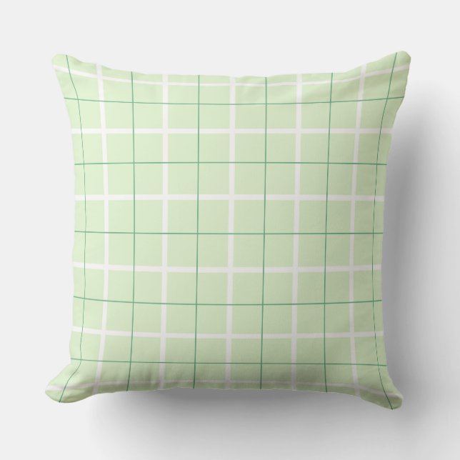 Coussin Soft Color Vertical Stripe Pattern Point Design (Recto)