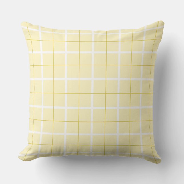 Coussin Soft Color Vertical Stripe Pattern Point Design  (Recto)