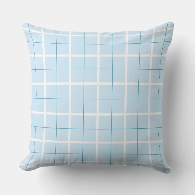 Coussin Soft Color Vertical Stripe Pattern Point Design (Recto)