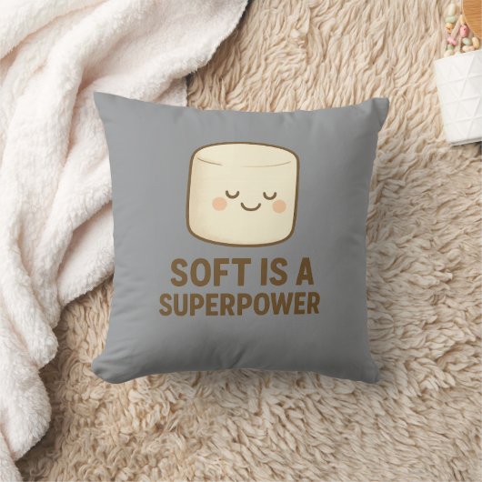 Coussin Soft is a Super Power (Couverture)