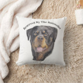 Coussin Soft Pastel of a Rottweiler Throw Cushion (Couverture)