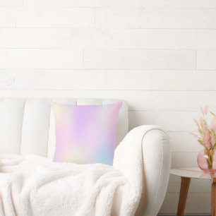 Coussin Soft tones iridescent holographic background 2