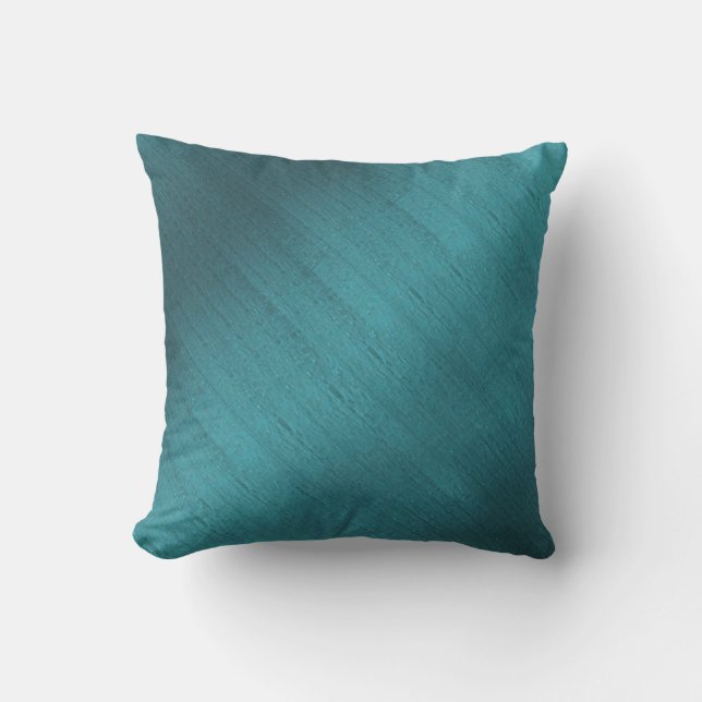 Coussin Soie turquoise (Recto)