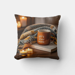 Coussin Soirée aux chandelles chaleureuses et cosy