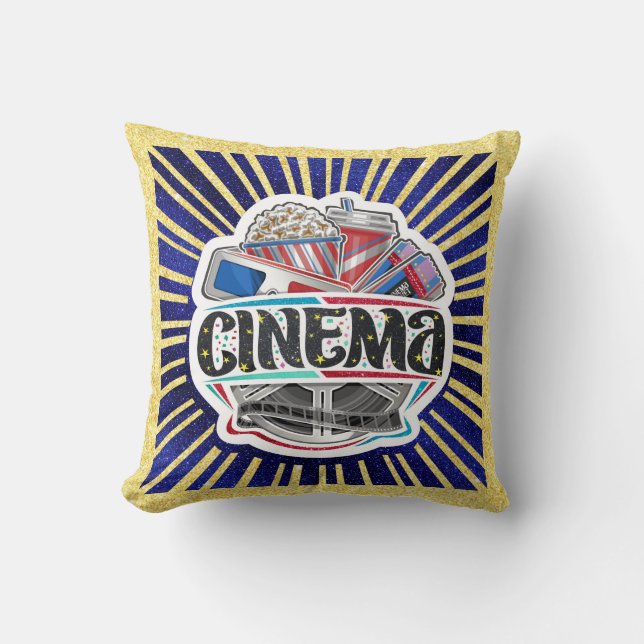 Coussin Soirée cinéma (Recto)