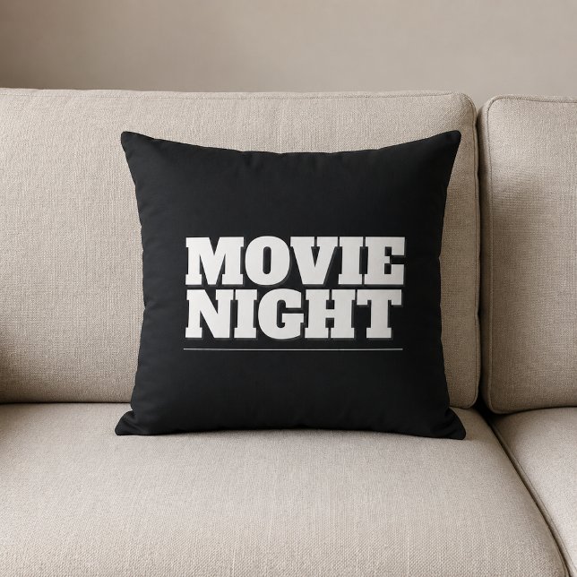 Coussin Soirée Cinéma (Créateur téléchargé)