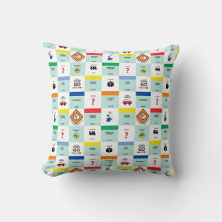 Coussin soirée de jeu de société Monopoly en carton