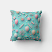 Coussin Soirée en bleu (Recto)