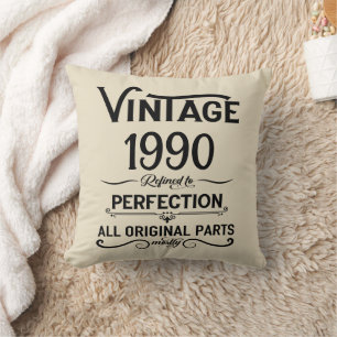 Coussin Soirée personnalisée vintage de 35 ans