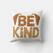 Coussin Sois Gentil - Amateur de Chiens (Verso)