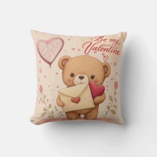 Coussin Sois ma Saint Valentin (Recto)