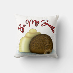 Coussin Sois Mon Chéri Chocolat Blanc Saint-Valentin