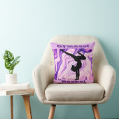 Coussin Sol, Poutres, Coffre, Barres Personnalisées Violet (Chaise)