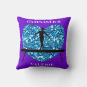 Coussin Solde de gymnastique poutre violet Turquoise (Verso)