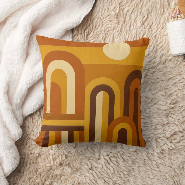 Coussin Soleil & Arches Design Géométrique Moderne du Mili (Couverture)