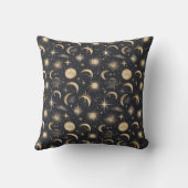 Coussin Soleil céleste et étoiles Ciel nocturne (Verso)