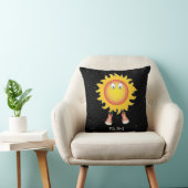 Coussin Soleil et étoiles dans l'espace (Chaise)