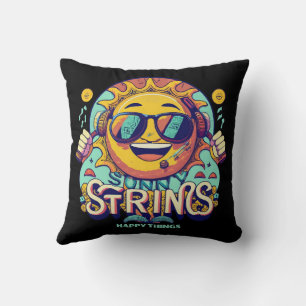 Coussin soleil hip hop