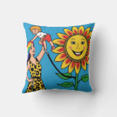 Coussin Soleil & Lune Mama & Moi : Amour bilingue pour pet (Verso)