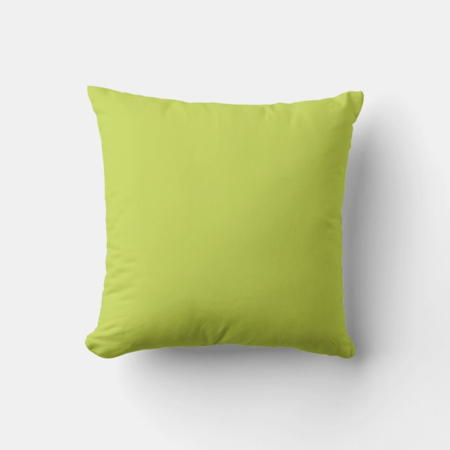 Coussin Solid color avocado light green (Recto)