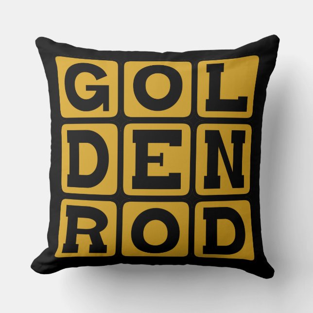 Coussin Solidago, Couleur (Recto)