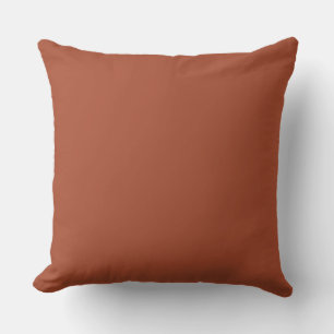 Coussin Solide Burnt Orange