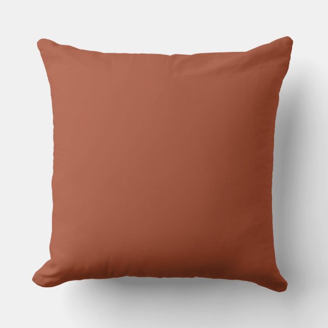 Coussin Solide Burnt Orange (Recto)