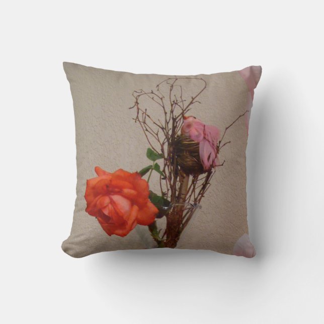 Coussin sombre de rose de La (Recto)