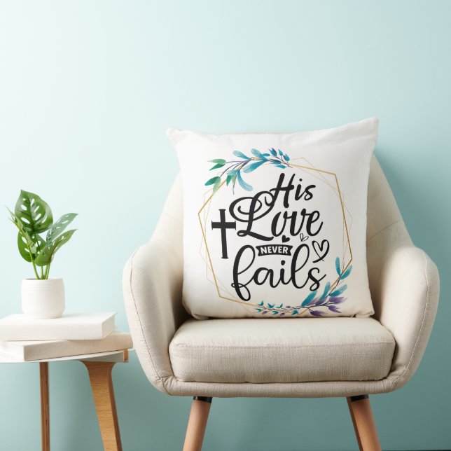 Coussin Son Amour n'échoue jamais (Chaise)