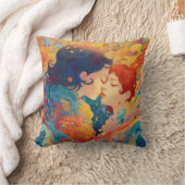 Coussin Son Amour, Son Chemin | Style Art Déco Biss lesbie (Couverture)
