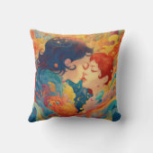 Coussin Son Amour, Son Chemin | Style Art Déco Biss lesbie (Verso)