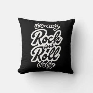 Coussin Son seul Rock et roll Baby