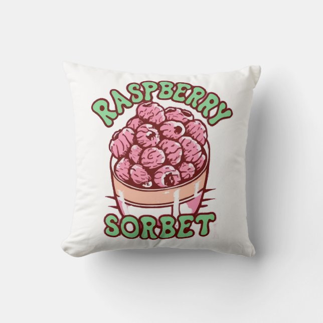 Coussin Sorbet framboise (Recto)