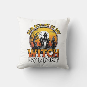 Coussin Sorcière Coiffeuse De Nuit Vintage Halloween Desi