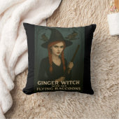 Coussin Sorcière de gingembre avec ses ratons volants (Couverture)