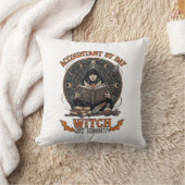 Coussin Sorcière de jour de comptable nuit de Halloween li (Couverture)