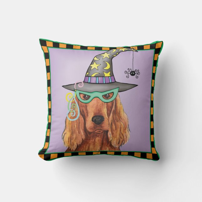 Coussin Sorcière de poseur irlandais (Recto)