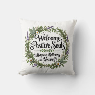 Coussin Sorcière d'été réversible Douce & Sassy