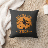 Coussin Sorcière d'Halloween Drive Stick Graphique_1 (Couverture)