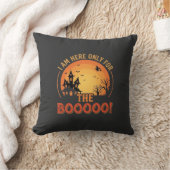 Coussin Sorcière d'Halloween Maison Hantée Boo Design_1 (Couverture)