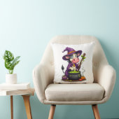Coussin Sorcière Vache Chaudron Brasserie (Chaise)
