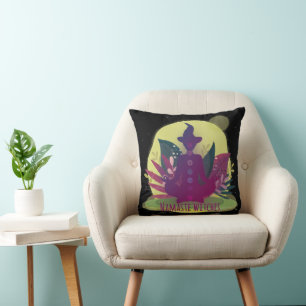 Coussin Sorcières Halloween Yoga Namaste