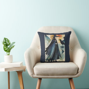 Coussin Sorcières modernes - une œuvre d'art abstrait 3 -