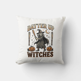 Coussin Sorcières Prêtes à Frapper Design de Baseball Hall