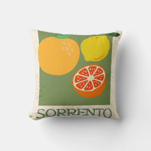 Coussin Sorrente Italie Citrus Cuisine Imprimer