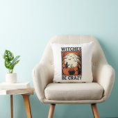 Coussin Sorses Sois Fou Conception De Chemise De Halloween (Chaise)